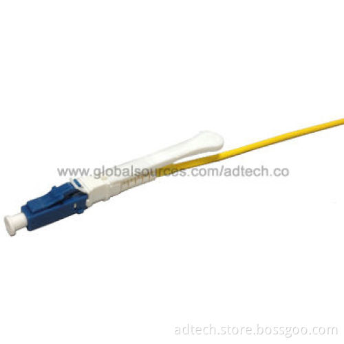 High-density fiber optic patch cable, LC SM simplex